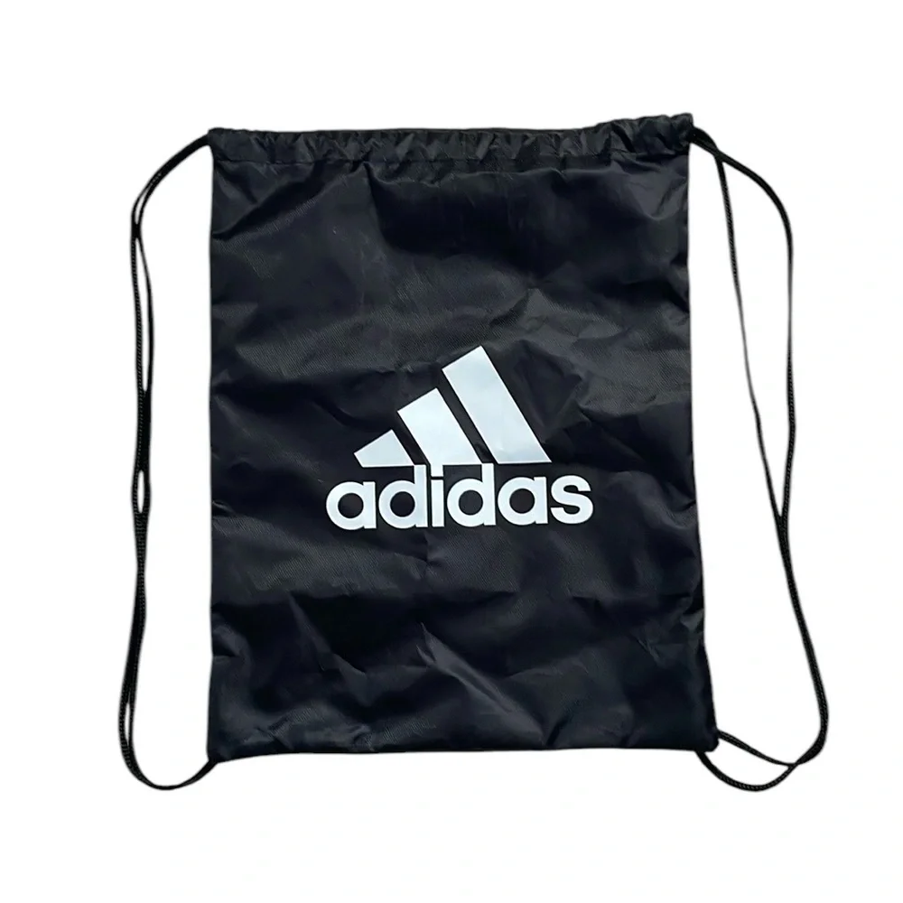 Adidas Tiro‎ gymsack cinch close backpack sack pack. Black and white.
